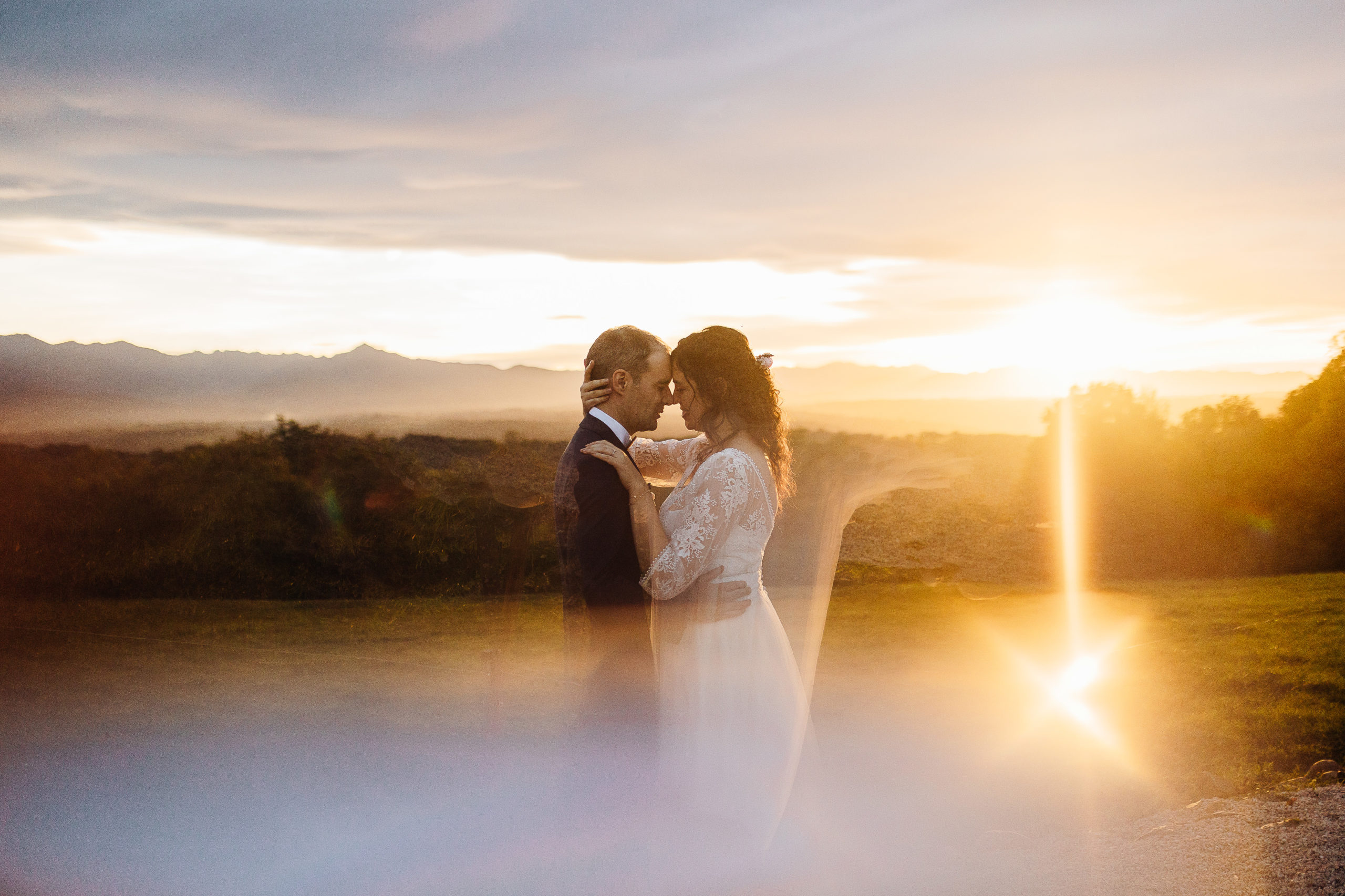 photographe mariage pau - belevedere du domaine - coucher de soleil mariage - emilie massal photographe
