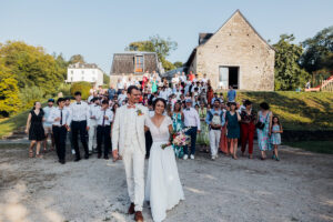 mariage au domaine de lucain, cocktail mariage, emilie massal