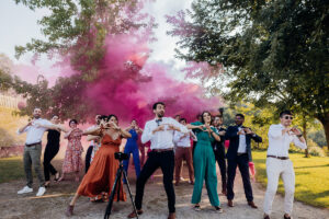 mariage au domaine de lucain, cocktail danse, emilie massal