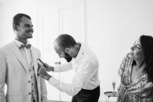 mariage au domaine de lucain, préparatifs, emilie massal photographe