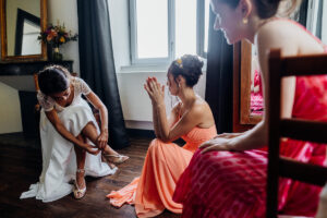 mariage au domaine de lucain, préparatifs, emilie massal photographe